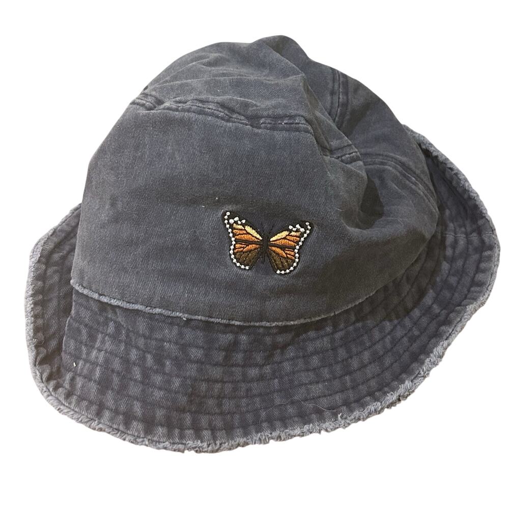 David and Young Blue Butterfly Bucket Hat 23"